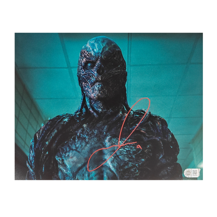 Jamie Campbell Bower Signed Signed Stranger Things Photo: Vecna 