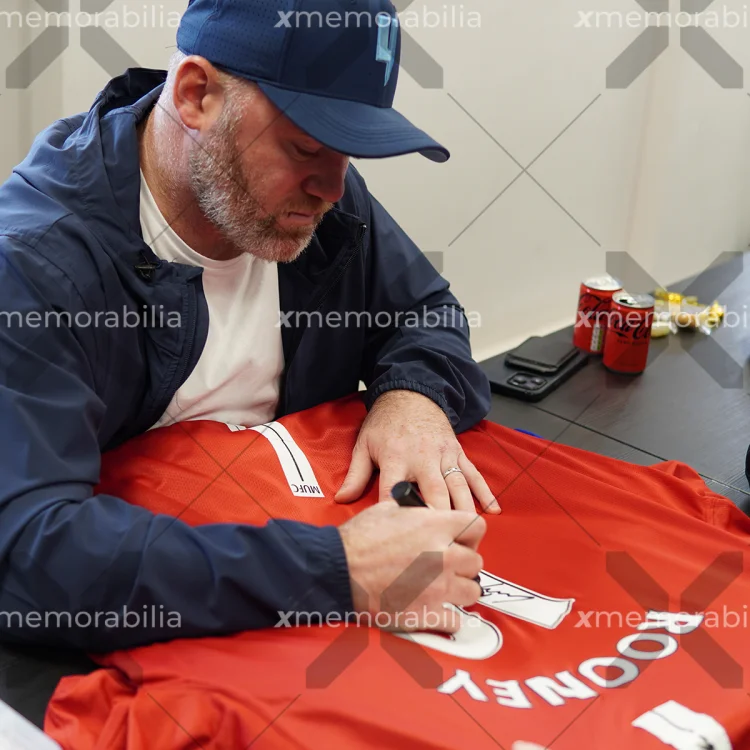 Wayne Rooney Signed Manchester United Shirt: 2007-09, Number 10