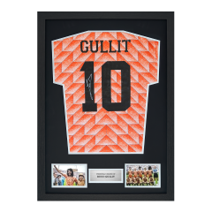 Framed Ruud Gullit Signed Holland Shirt: 1988 Retro, Number 10