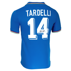 Marco Tardelli Signed Italy Shirt: 1982 World Cup, Number 14