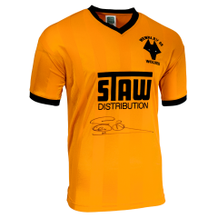 Steve Bull Signed Wolves Shirt: Wembley 1988
