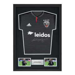 Framed Wayne Rooney Signed DC United Shirt: 2018-19 Framed Wayne Rooney Signed DC United Shirt: 2018-19