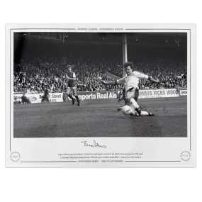 Bryan Robson Signed Manchester United Photo: 1983 FA Cup Winners - Authentic Memorabilia