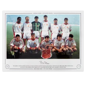 Bryan Robson Signed Manchester United Photo: 1991 ECWC Winners - Authentic Memorabilia