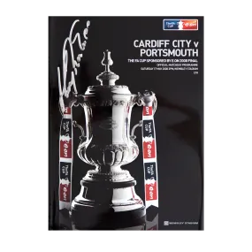 Harry Redknapp Signed FA Cup Final Programme 2008 Cardiff City v Portsmouth - Authentic Memorabilia