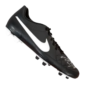Teddy Sheringham Signed Football Boot: Nike, Black - Authentic Memorabilia