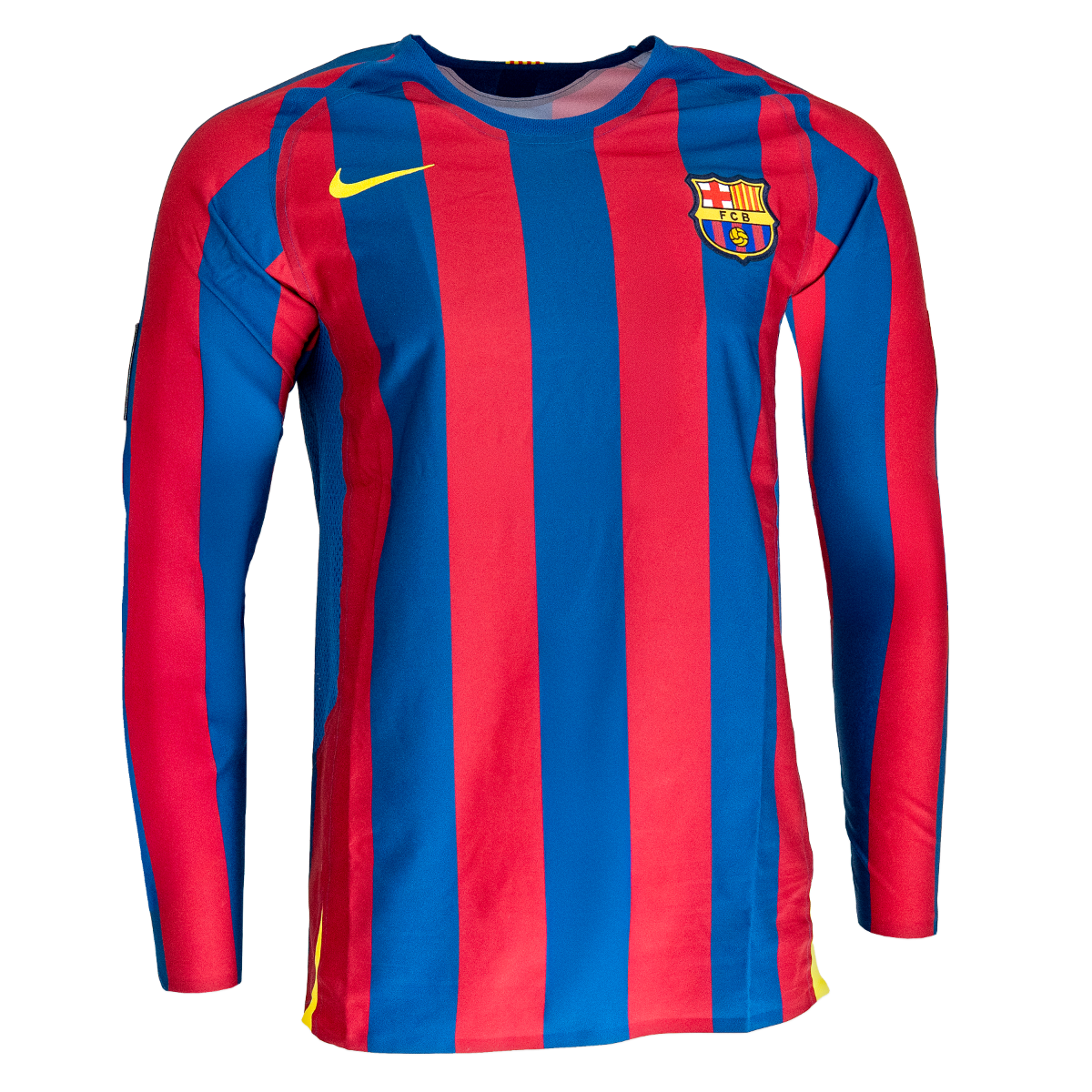 Henrik Larsson Signed Barcelona Shirt: 2005-06 Number 7
